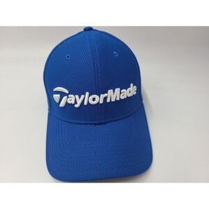 TaylorMade Golf M1 PSi New Era 39Thirty Flex Fitted S-M Hat Cap Men Blue White